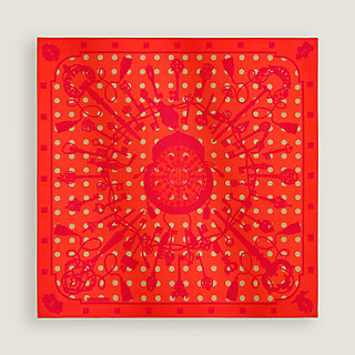 Les Cles double face scarf 90 | Hermès USA